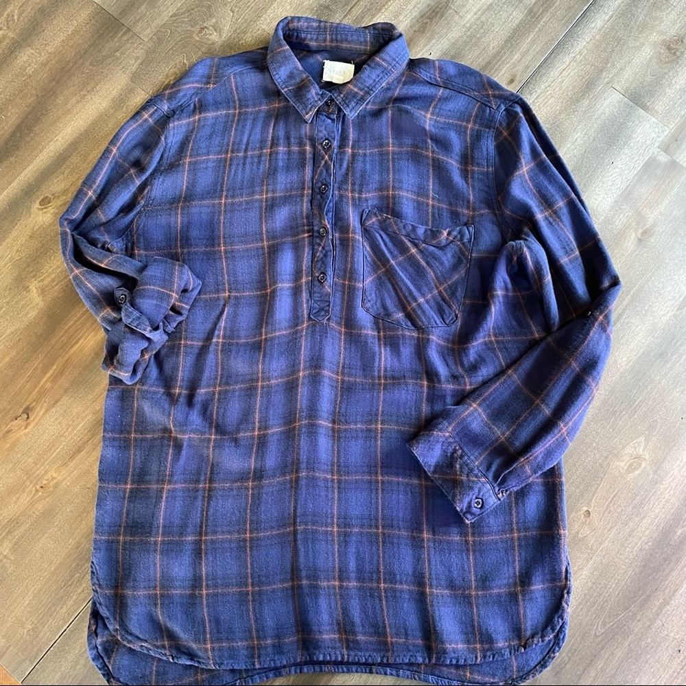 STITCH FIX Plaid Tunic Shirt Size XL